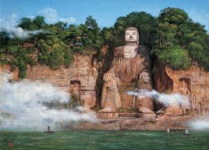 The Great Buddha in Leshan, China
